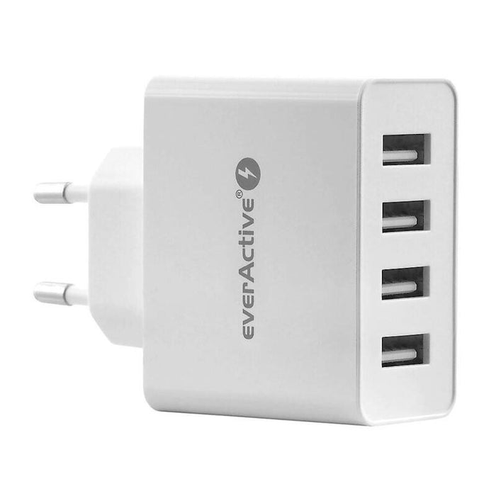 Ladowarka Sieciowa 4x Usb 5a Iq Smart Charging Biala