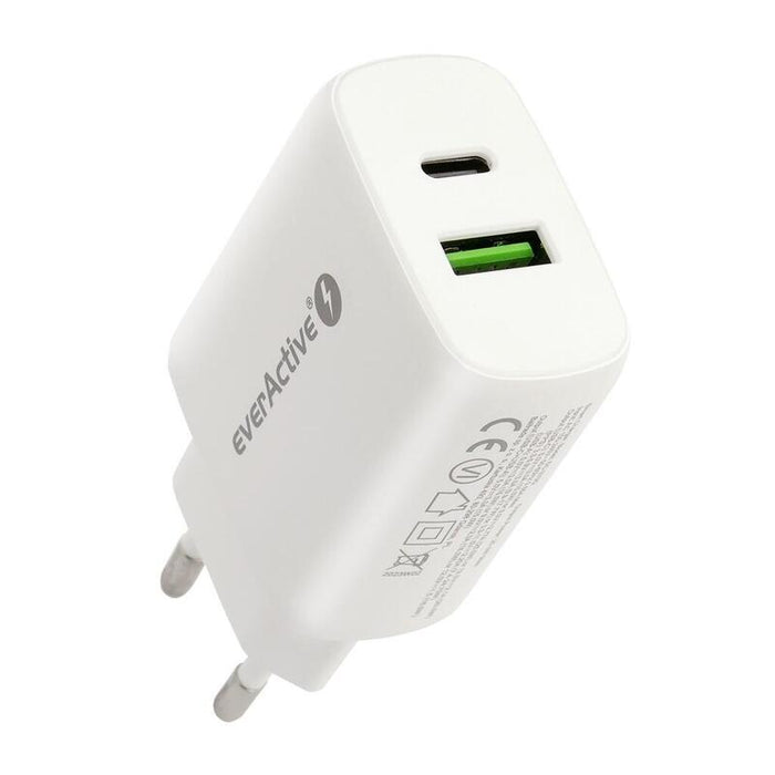 Ladowarka Usb/Usb-C Qc3.0 25w Biala