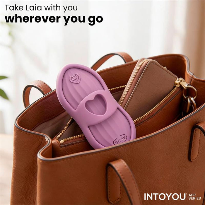 Laia Estimulador De Dedo Con Calor Y Funda Con App Lavanda