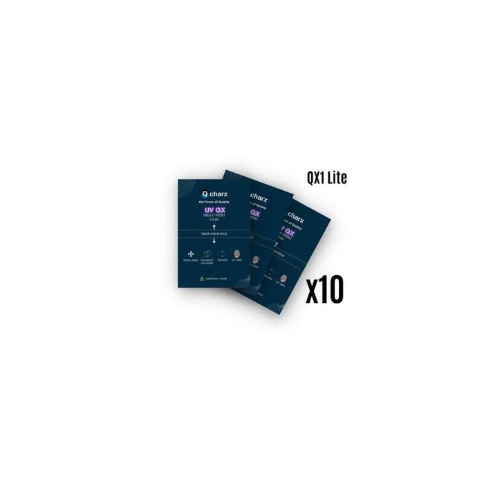 Lamina Qcharx Ultravioleta Hd Pack 10 Para Qx1lite