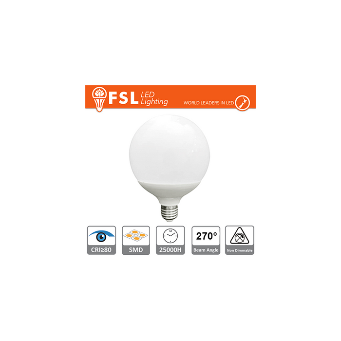 Lampada Globo Ø12cm - 24w 6500k E27 2400lm