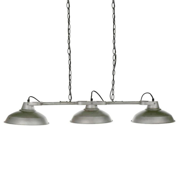 Lámpara De Techo, Metal, Color Gris, 107 X 66 X 27 Cm