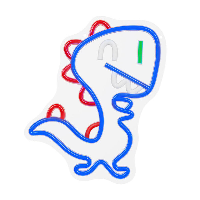 Lampara Forever Neon Led Jurassic Baby Dino Blue