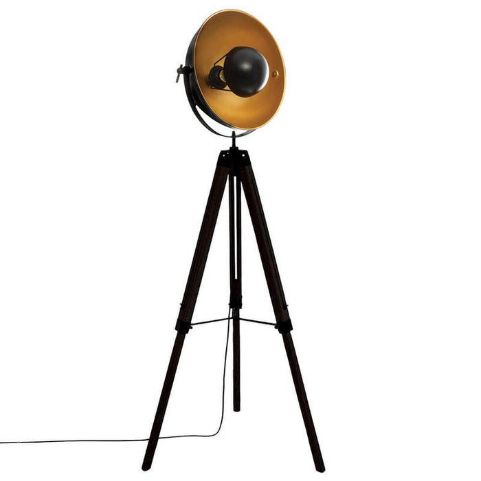 Lampara Tripode Modelo 'Loft Lahti' Negro E27 156,5 X 65 X 57cm