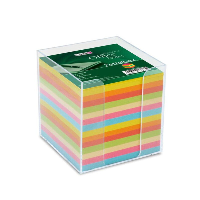Landre Zettelbox Transparente 9x9 Cm Para Ca. 800 Hojas Inhalt Bunt