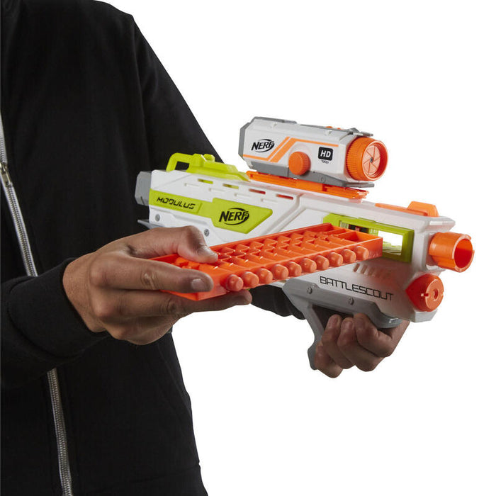Lanzador Hasbro Nerf N-Strike Elite Modulus Battlescout Ics-10, B1756f030