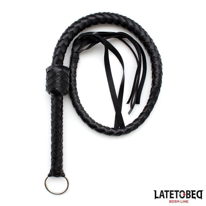 Látigo Trenzado Negro 116cm