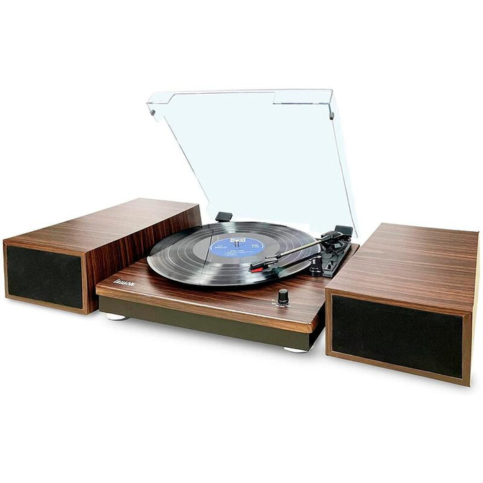 Tocadiscos Lauson Cl617 Nogal Con Altavoces Externos