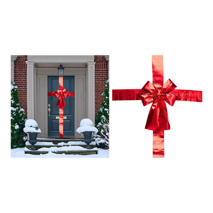 Lazo Para Puerta Rojo 33 X 10 X 42 Cm