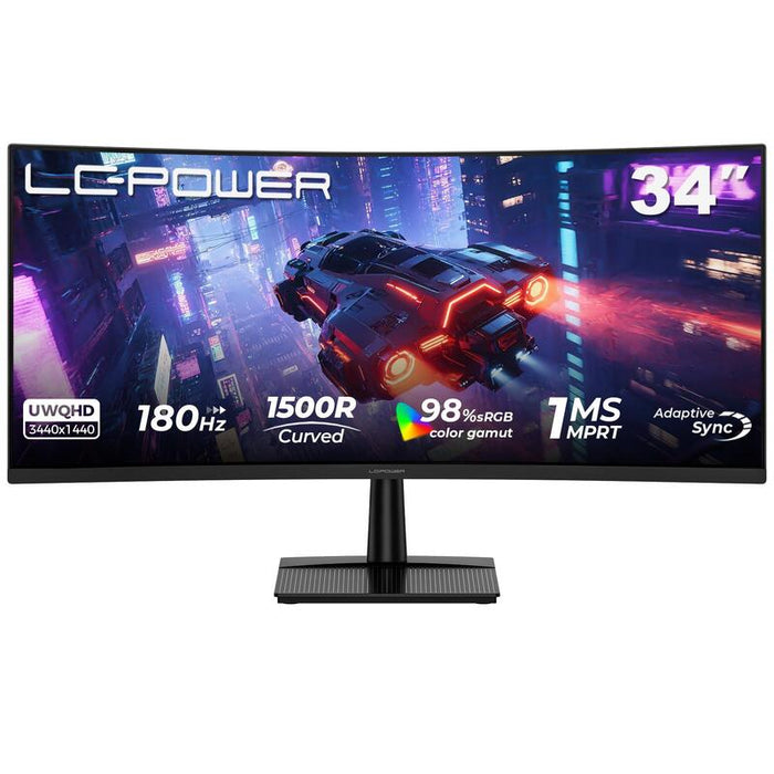 Lc-Power Curved Led-Display Lc-M34qc - 86.36 Cm (34") - 3440 X 1440 Uwqhd
