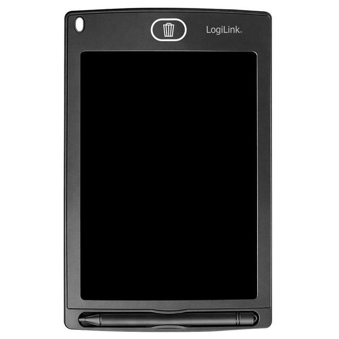 Lcd Writing Tablet, 8.5", Single Color, With2 Magnets, Negro