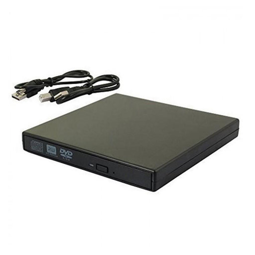 Lector Externo De Cd/Dvd-Rw Negro Usb