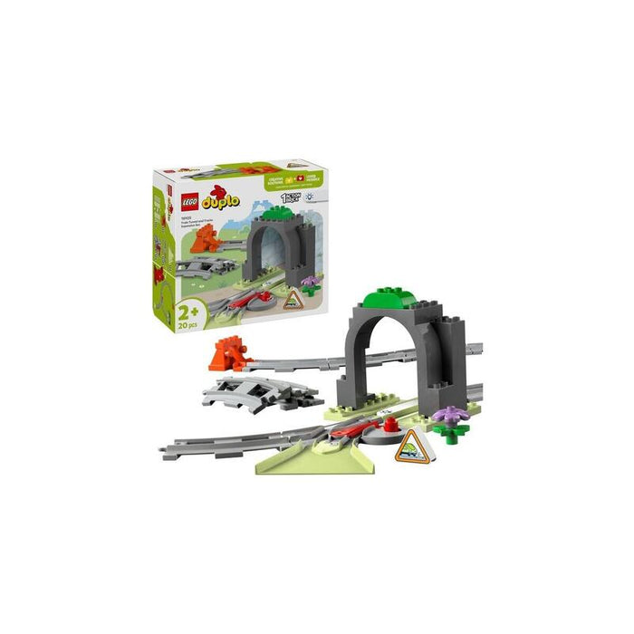 Lego 10425 Duplo Town Set De Expansión De Túnel Y Rieles Ferroviarios, Juguete De Construcción   10425