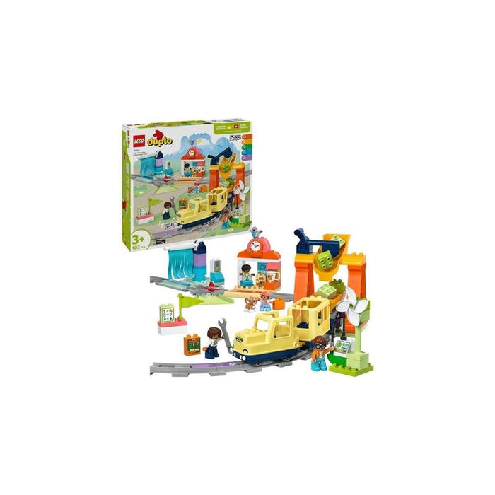 Lego 10428 Duplo Town Juguete De Construcción De Tren Interactivo Grande   10428