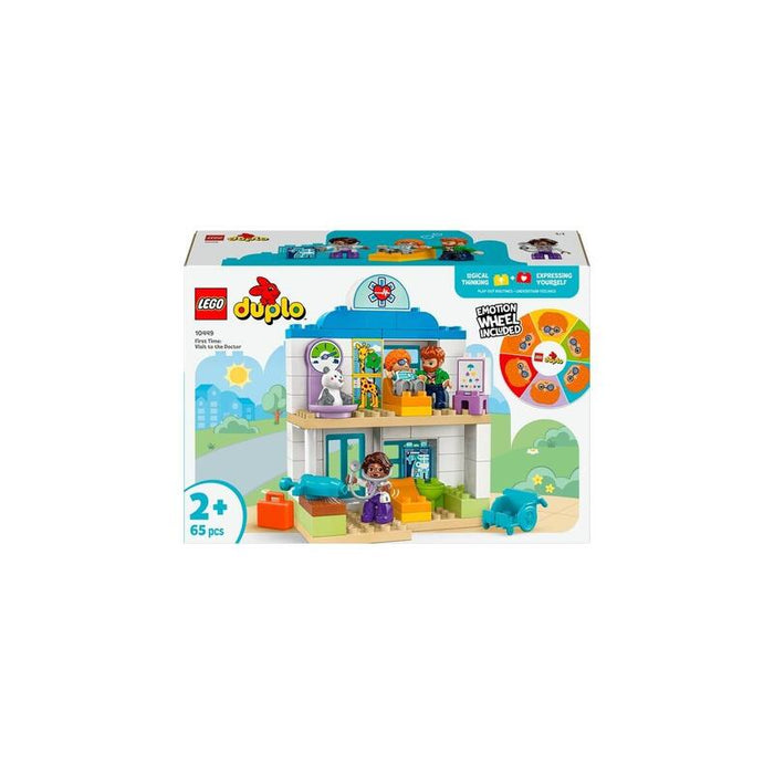 Lego 10449 Duplo Town Primera Visita Al Doctor, Juguete De Construcción   10449