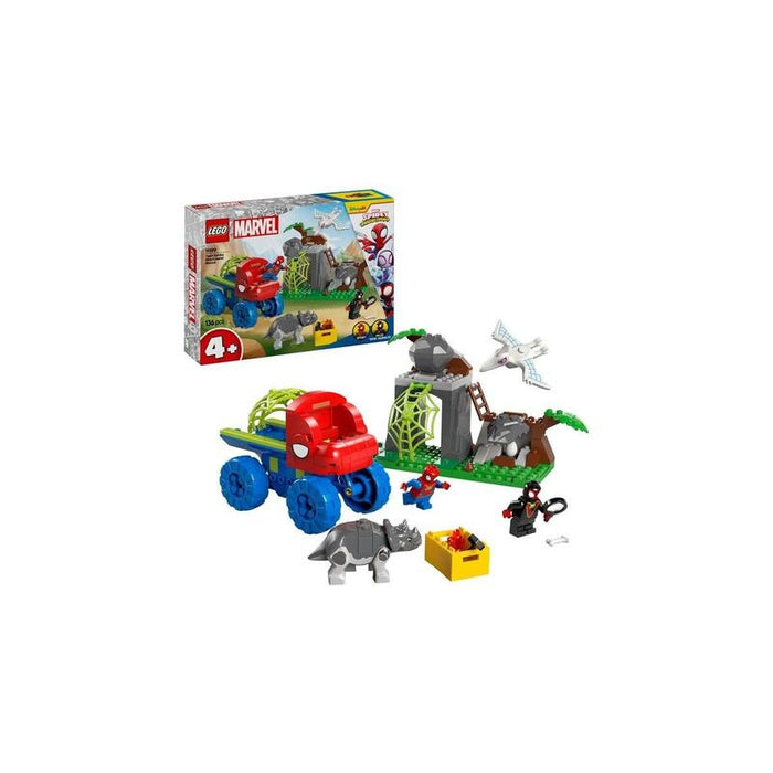 Lego 11199 Marvel Spidey Y Su Equipo De Súper Amigos Spidey En Una Misión De Rescate En El Camión De Dinosaurios, Juguete De Construcción   11199