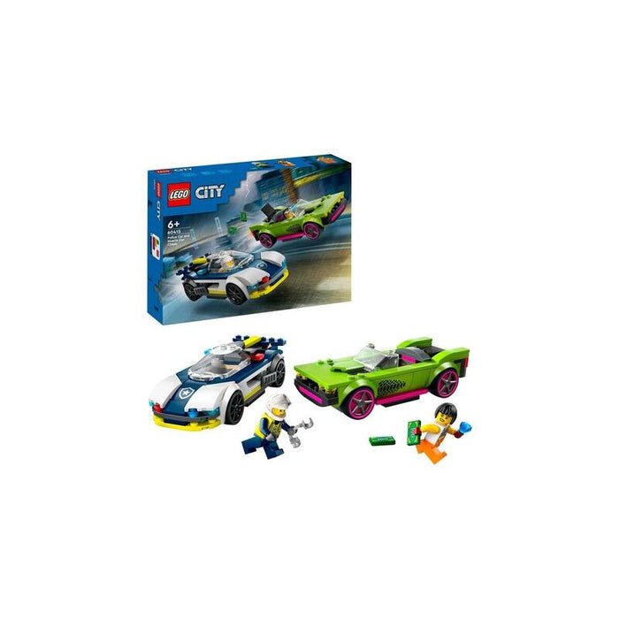 Lego 60415 City Persecución En Coche De Policía Y Muscle Car