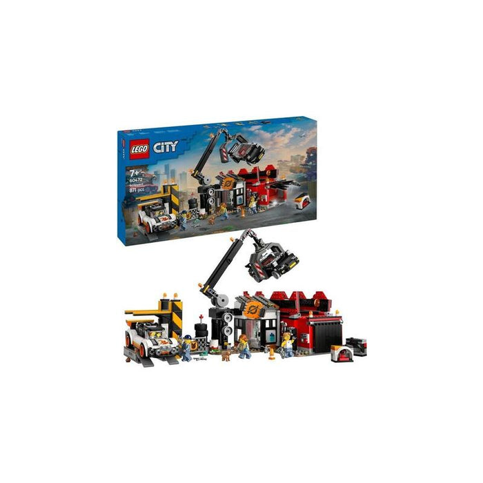 Lego 60472 City Depósito De Chatarra Con Coches, Juguetes De Construcción   60472