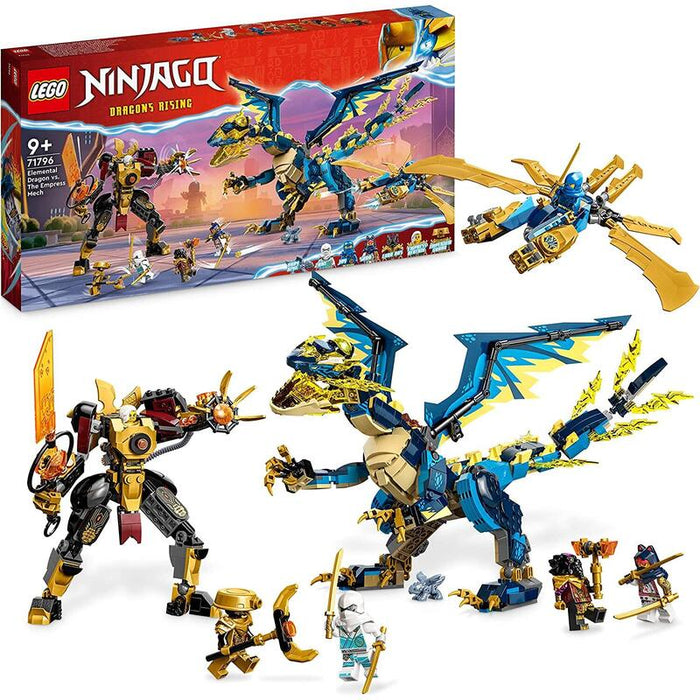 Lego 71796 Ninjago Dragón Elemental Contra La Emperatriz Mech