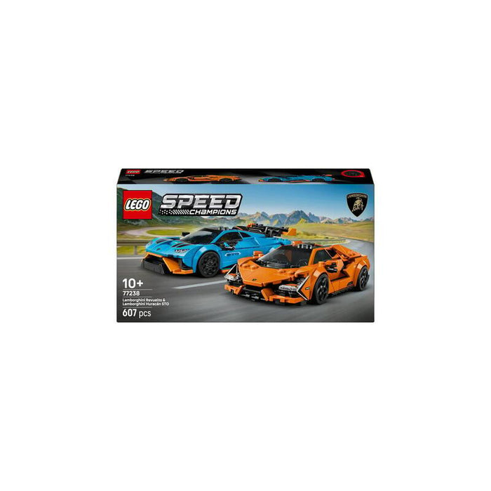 Lego 77238 Campeones De Velocidad Lamborghini Revuelto Y Huracán Sto