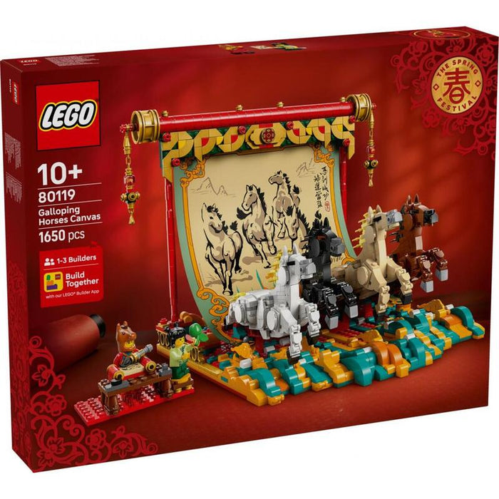 Lego - Leinwand Con Galoppierenden Pferden