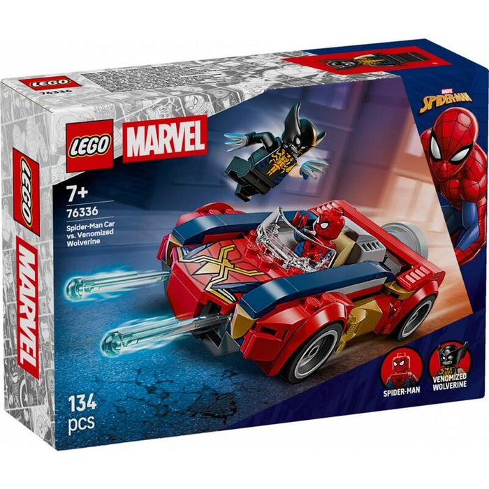 Lego Marvel 76336 Coche De Spider-Man Contra Lobezno Venomizado