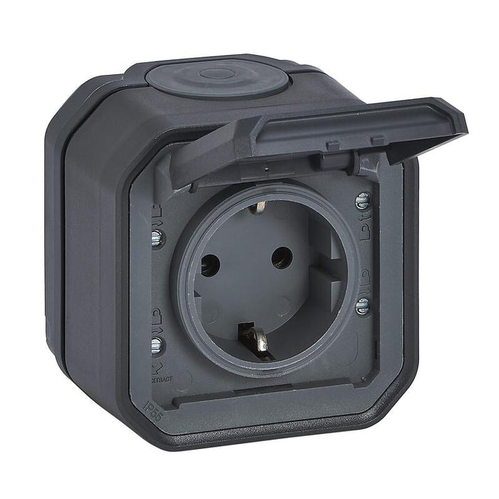 Legrand 069799l Plexo New Frap Ip44 Toma De Corriente 1vías Antracita