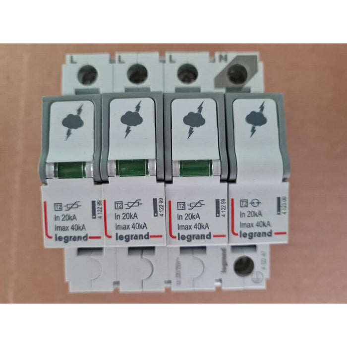 Legrand 412247 Ss-Ableiter Tipo 2 3+1 Schaltung F.Tt Tn-S 230 400v 40ka
