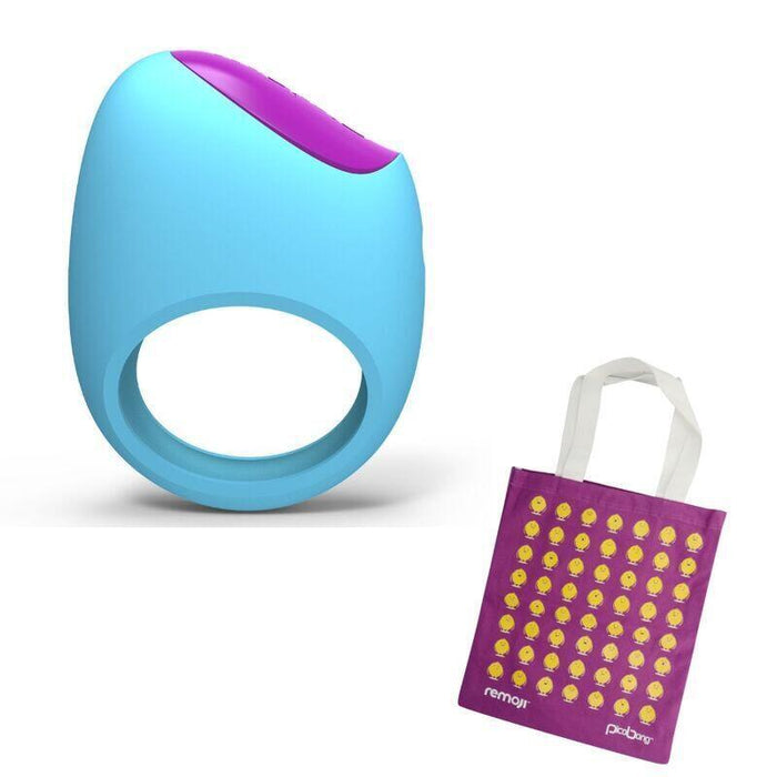 Lelo - Picobong Remoji Lifeguard Anillo Vibrador App Lifeguard Azul