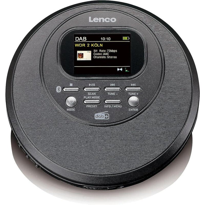 Lenco Cd-500 - Reproductor De Cd Portátil Con Bluetooth