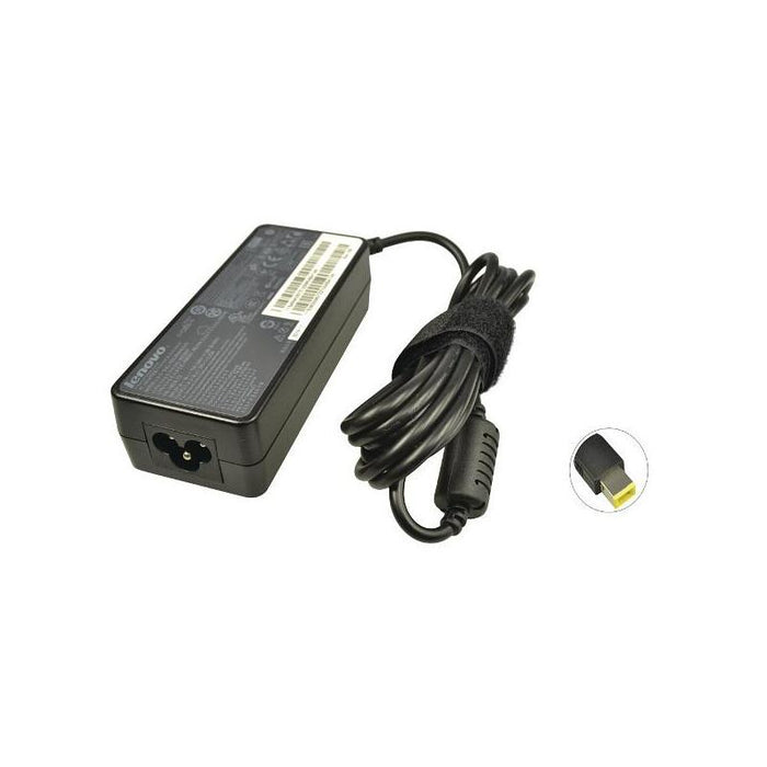 Lenovo Cargador 20v 3.25a 65w Con Cable Alimentación Para Lenovo Yoga 13 45n0326