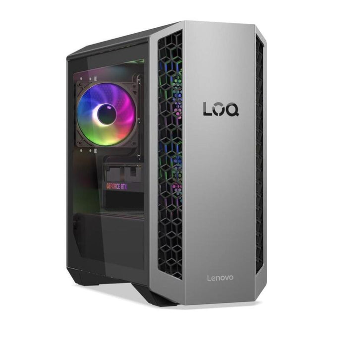 Lenovo Loq Tower 26adr10 Ryzen 7 8745hx 32gb Ddr5 5200 Ssd1tb Geforce Rtx 5060 8gb Win11 Luna Grey / Eclipse Black