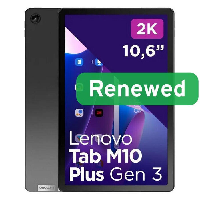 Lenovo Renewed  Grade A  Tab M10 Plus (3rd Gen) 10.6  128 Gb  Storm Grey  Lte  O