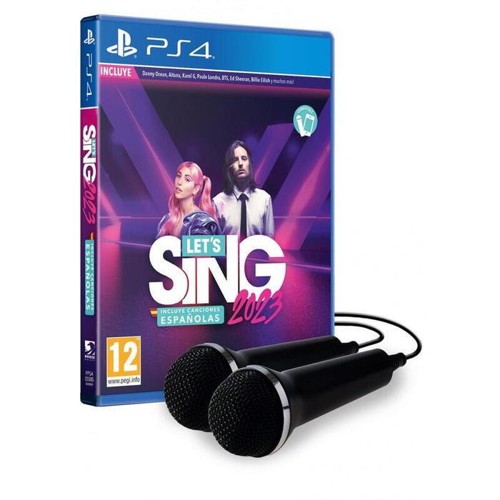Lets Sing 2023 + Canciones Españolas + 2 Micros