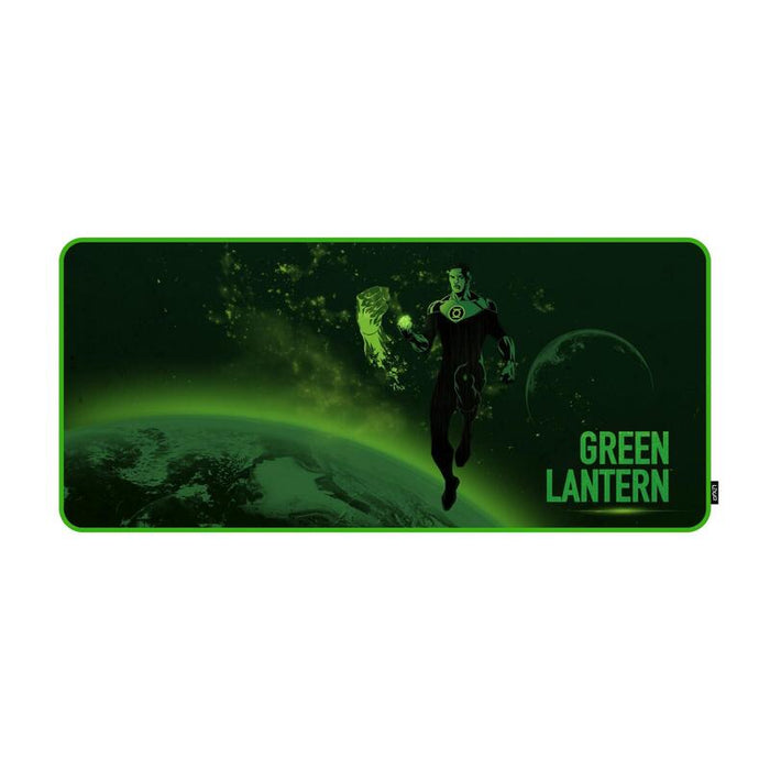 Lexip  Alfombrilla De Ratón Xxl Green Lantern, Neopreno, 90 X 40 Cm, Superficie Microtexturada