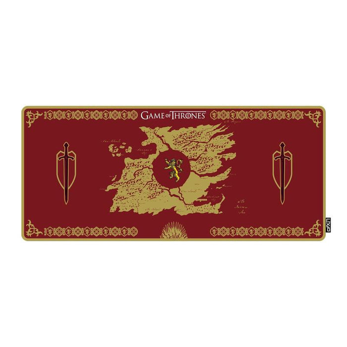 Lexip X Tsume  Alfombrilla Para Ratón, Diseño De Lannister, Color Rojo
