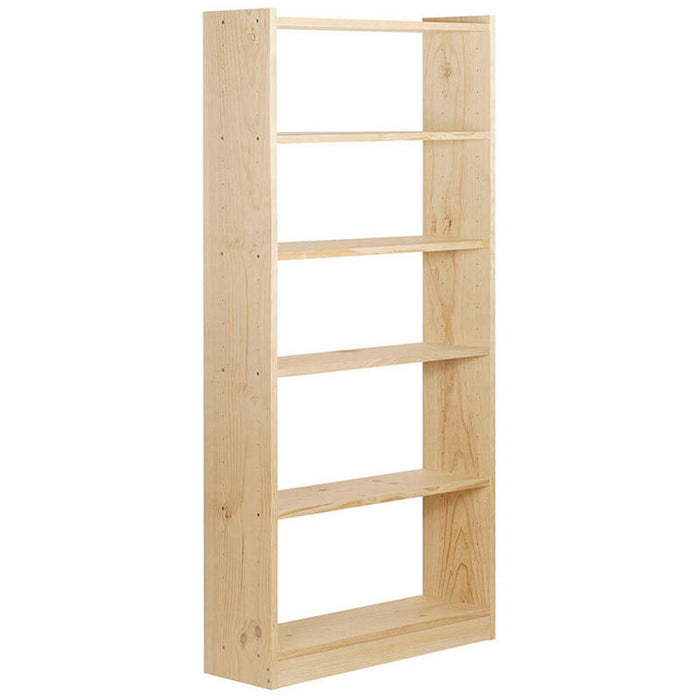 Libreria Gala 6 Baldas De 80cm Pino Macizo 79,6x25x184,7cm Astigarraga