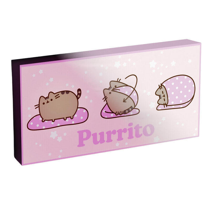 Lienzo Con Luz Pusheen