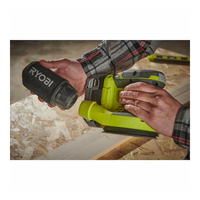 Lijadora Orbital Inalámbrica Ryobi Rros18-0