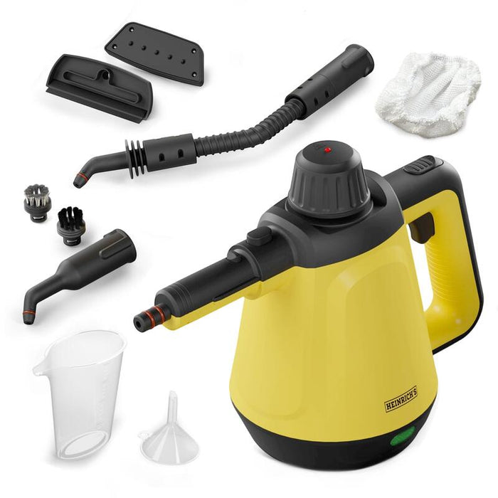 Limpiador De Vapor  Heinrichs  De Mano Para El Hogar, Tiempo De Calentamiento Corto De 5 Minutos, Depósito De Agua De 400 Ml, Presión De Vapor De 3,5 Bares, Cable De 5 M, Para Coche, Cocina, Baño