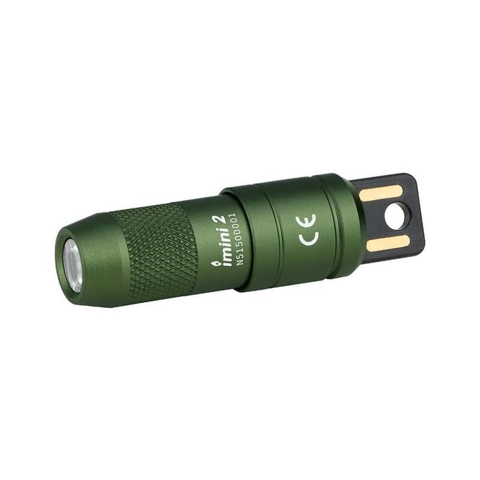 Linterna Llavero Olight Imini 2 50 Lúmenes, Puerto Usb, Led Blanco Frío De Alto Rendimiento