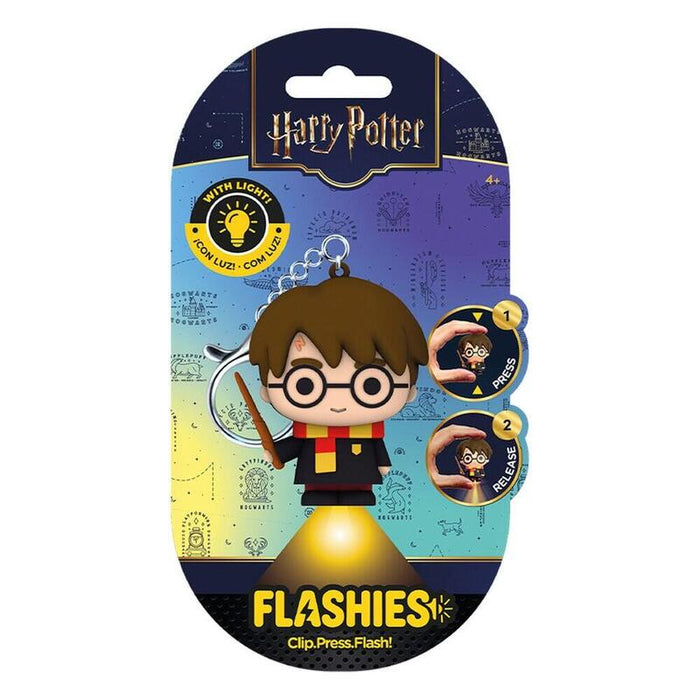 Llavero Figura 3d Con Luz Harry - Harry Potter Flashies