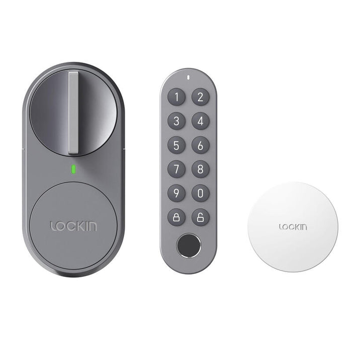 Lockin Pack Cerradura Retrofit Diy Inteligente Bluetooth + Teclado Dactilar + Bridge (Wifi)