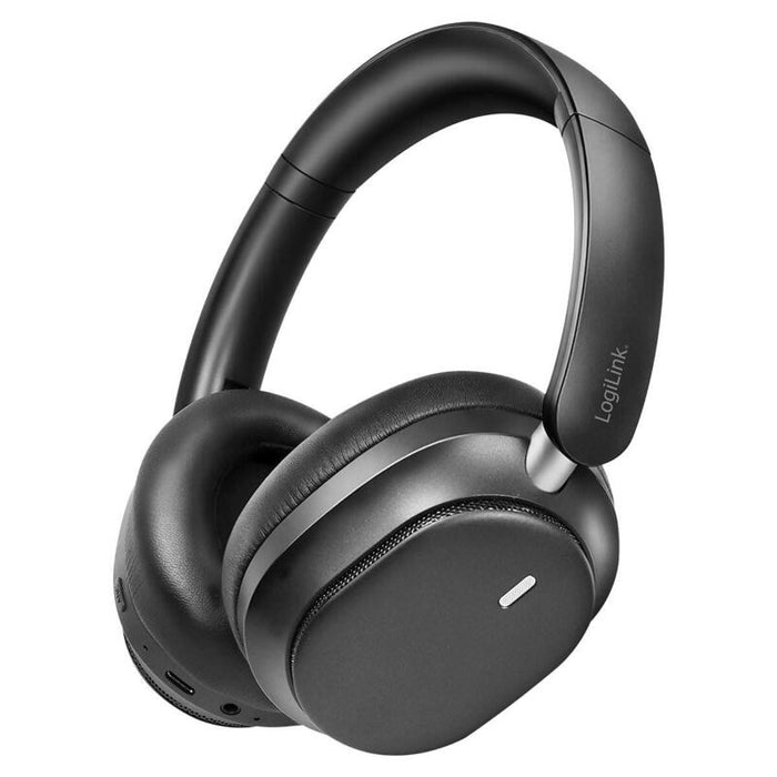 Logilink Headset With Hybrid Anc, Negro, Bt 6.0