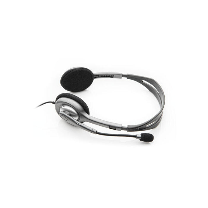 Logitech H111 Stereo Headset Auriculares Alámbrico Diadema Oficina/Centro De Llamadas Gris