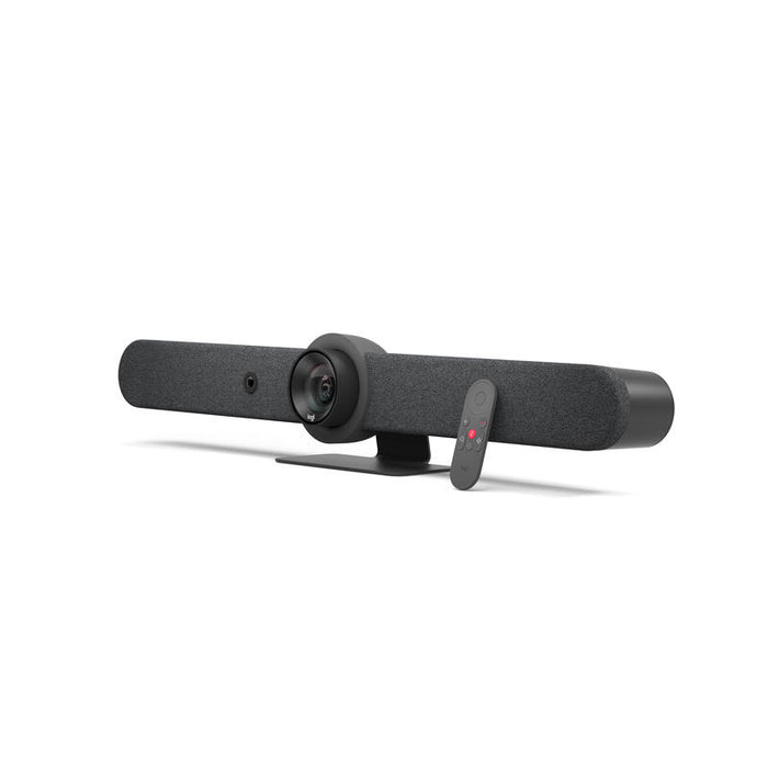 Logitech Rally Bar Sistema De Videoconferencias Ultra Hd 4k Ptz Wifi - Todo En Uno - Campo Visual 90º - Usb-A, Usb-C, Hdmi, Rj45 - Mando A Distancia - Color Negro