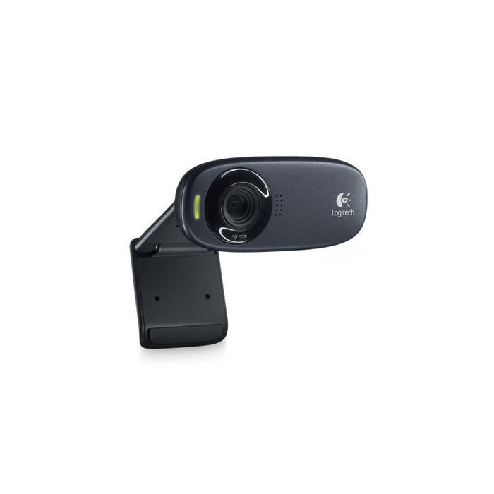 Logitech Webcam Hd C310 Reacondicionada Usb 5mp 1280 X 720pixeles Usb Negro,Microfono