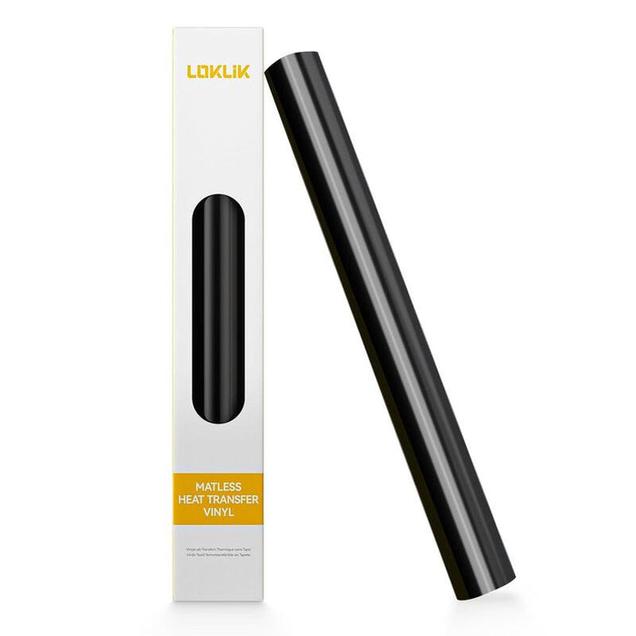 Loklik Matless Vinilo Para Plotter - Brillante Negro - 33 X 150 Cm