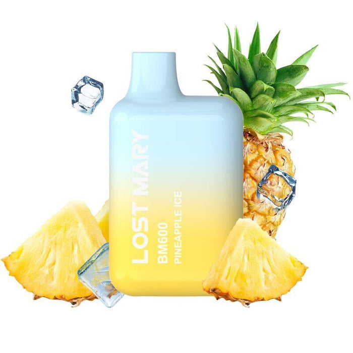 Lost Mary - Bm600 Vaper Nicotina 2% Desechable Sabor Piña Helada