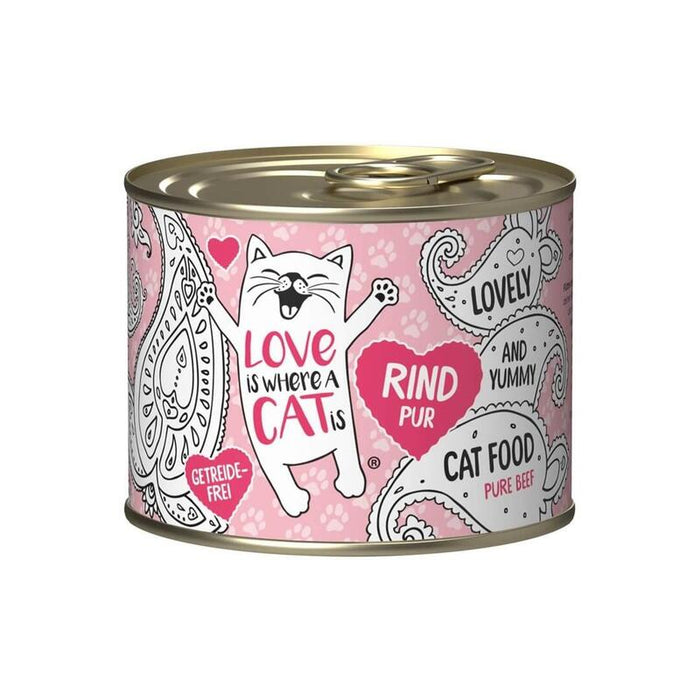 Love Is Where A Cat Is®  Beef - Wet Cat Food - 200g